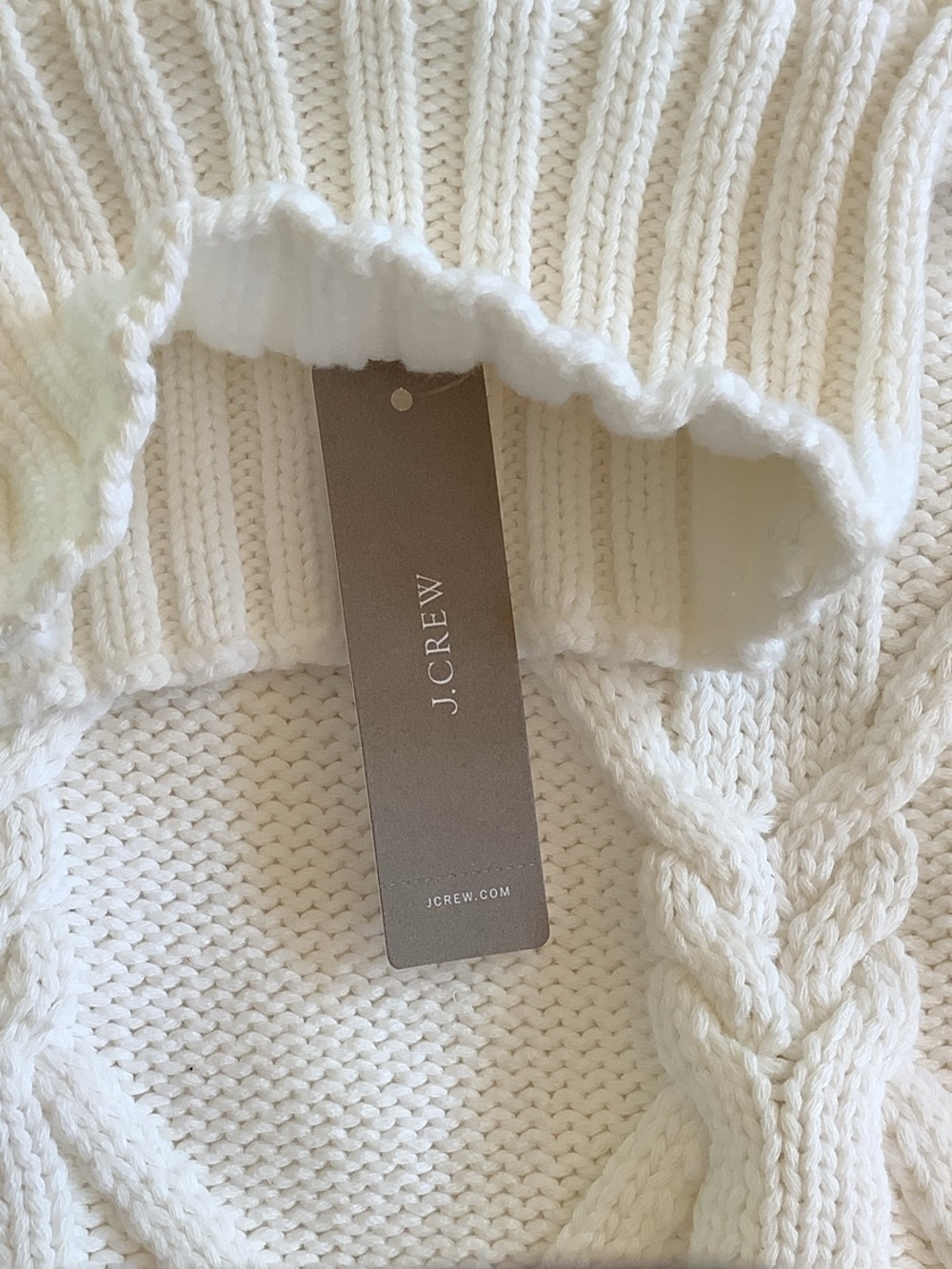 J. Crew Collection Cable-Knit Turtleneck Sweater - Picture 3 of 6